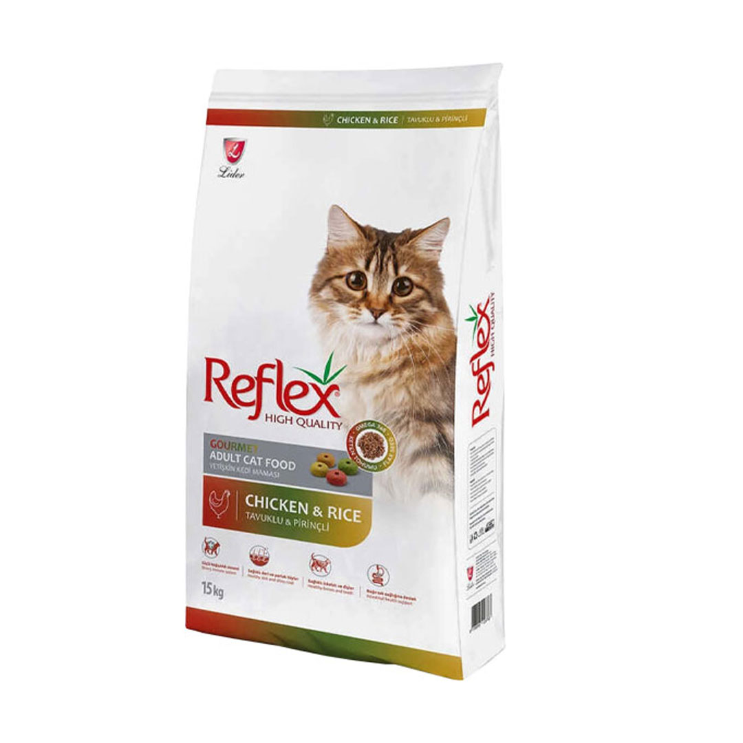 غذای خشک گربه مولتی کالر برند رفلکس