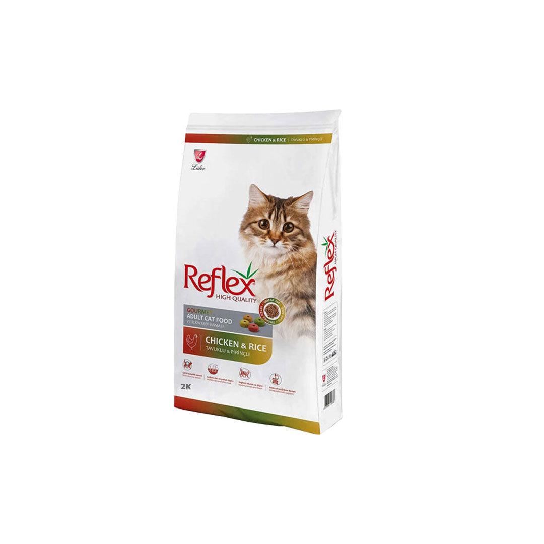 غذای خشک گربه مولتی کالر 2 کیلویی