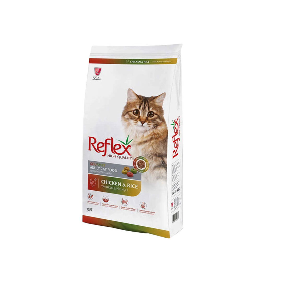 غذای خشک گربه مولتی کالر 3 کیلویی