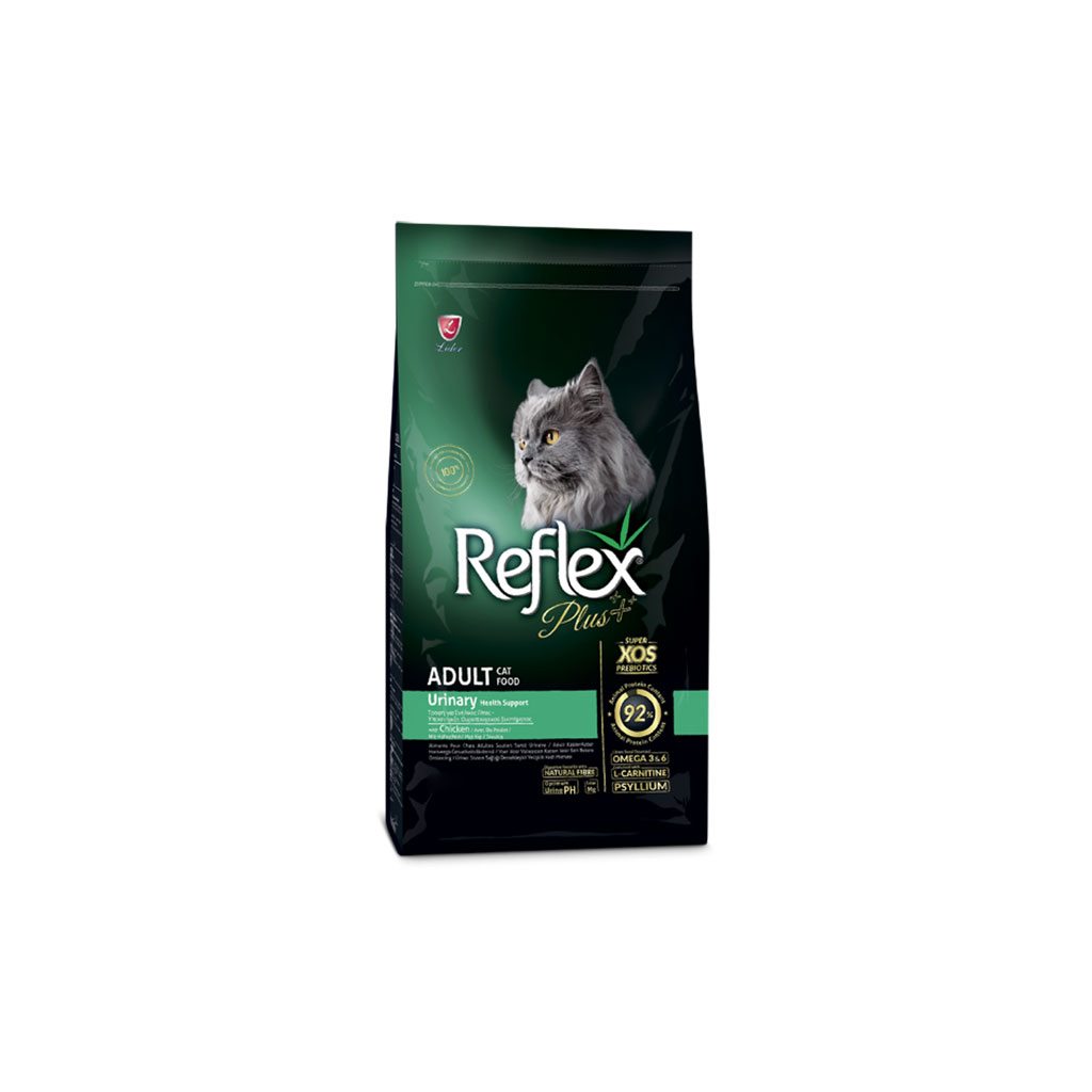 غذای خشک گربه یورینری برند رفلکس پلاس 1.5 کیلویی