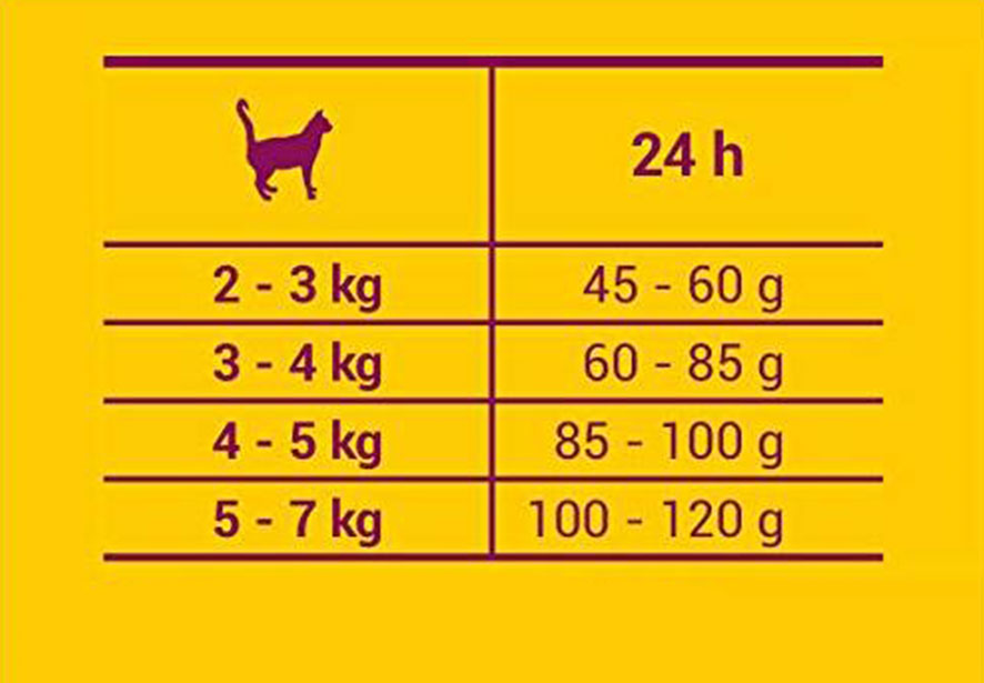 میزان مصرف غذای خشک گربه جوسرا سالمون